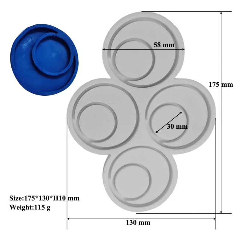 

Eid Mubarak Arabic Font Silicone Cake Fondant Mold Cookie Chocolate Sugar Craft Mould DIY Baking Tools
