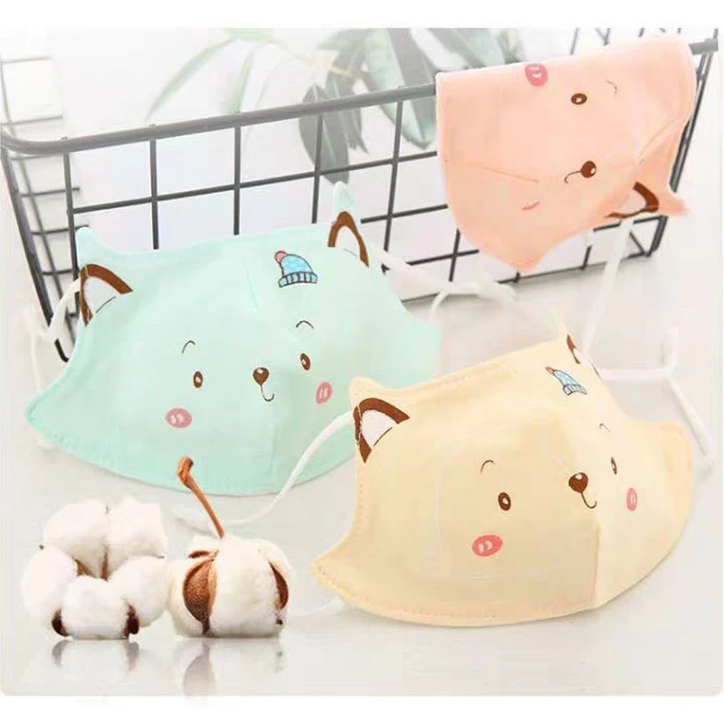 Защитная маска для лица Foux детей моющаяся многоразовая регулируемая с милым