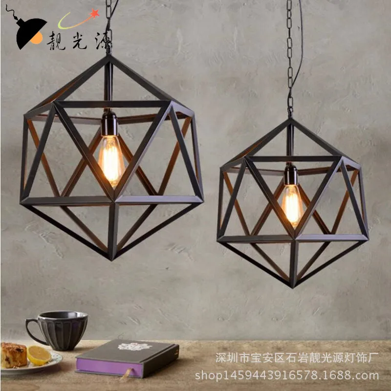 

nordic deco chambre iron LED pendant lights Home Decoration E27 Light Fixture living room hanging lamp hanglamp