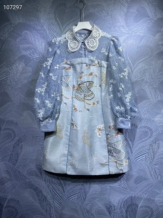 

2021 Gauze Knee-Length COTTON Dresses Woman Dress Sexy Dress Dress Elegant Chinese Fashion Free Shipping