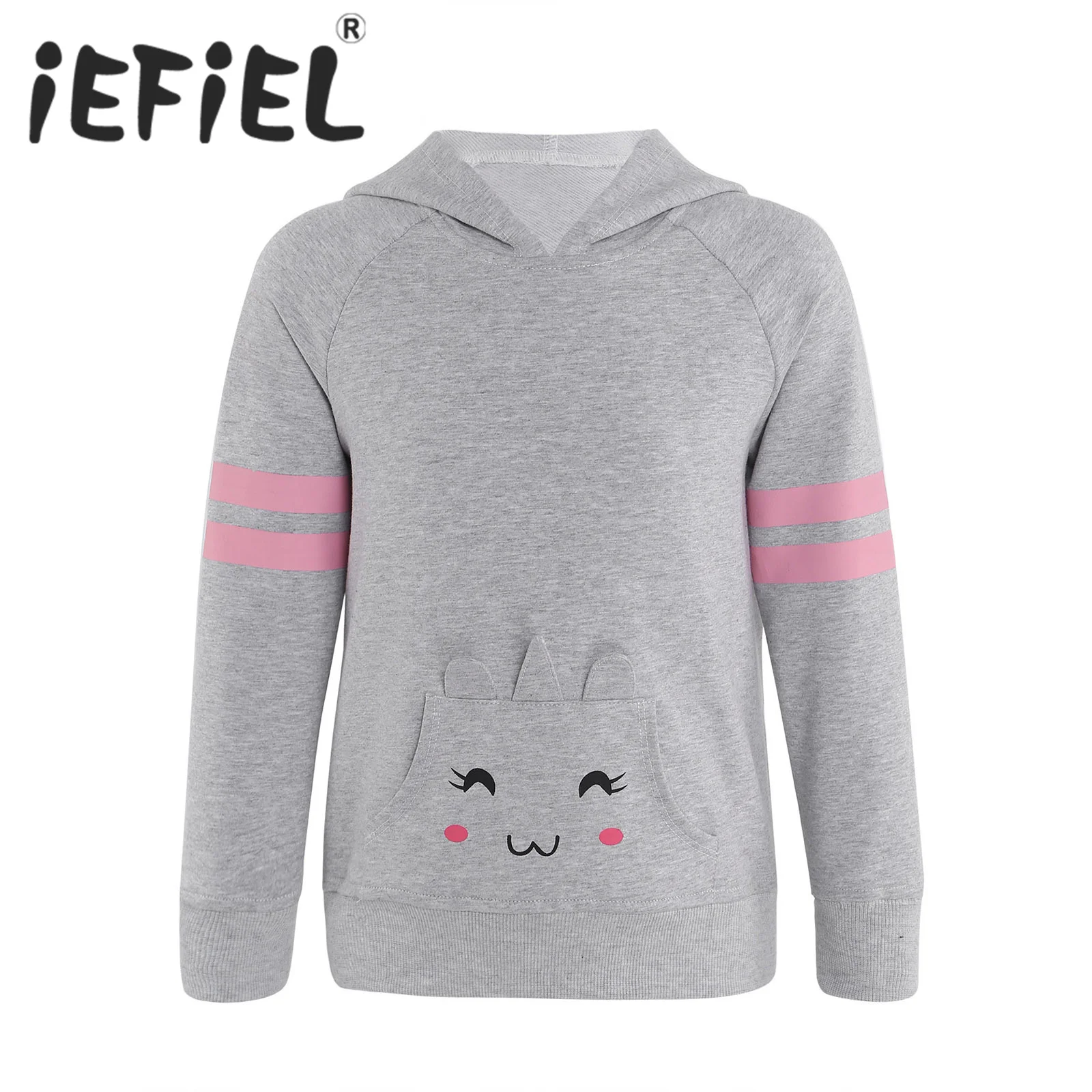 

Kids Girls Jackets Children Hoodies Sweatshirt Fashion Girl Spring Autumn Jacket Coat Kids Casual Cartoon Hooded Outwear Tops