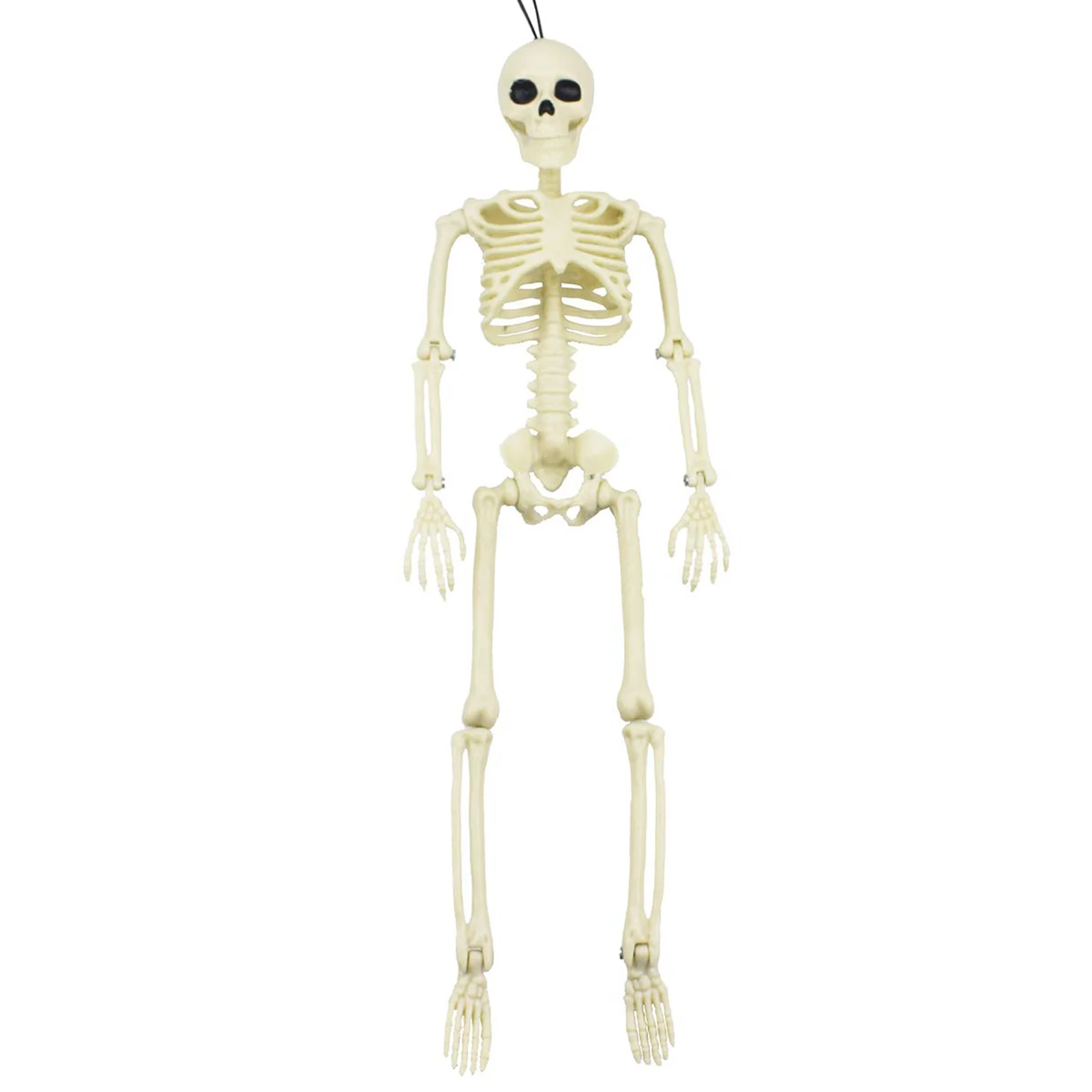 

New 16-Inch Halloween Skeleton Horror Luminous Movable Skull Skeleton Halloween Props Ghost Festival Movable Skull Decoration