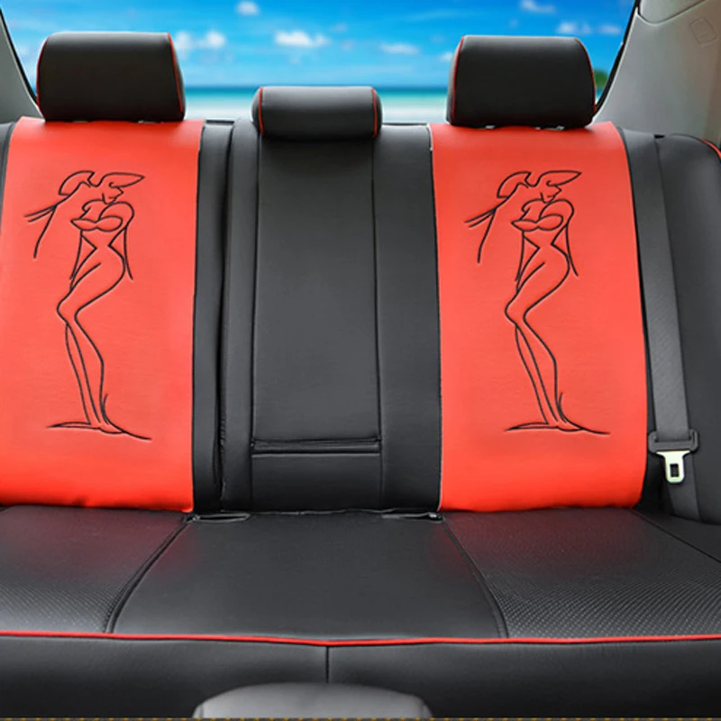 AutoDecorun сиденье из искусственной кожи чехлы для Volkswagen VW EOS Набор чехлов на