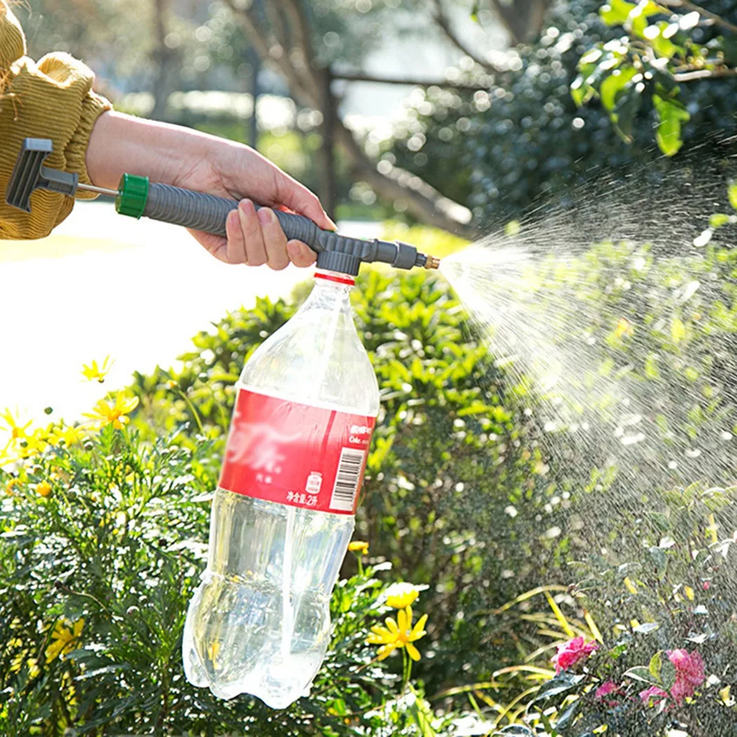 

spray bottle 1pc Brass Mist Nozzle Frosted Hand Pressure Sprayer Brass Pump Type Garden Insect Bottle Spray капельный полив