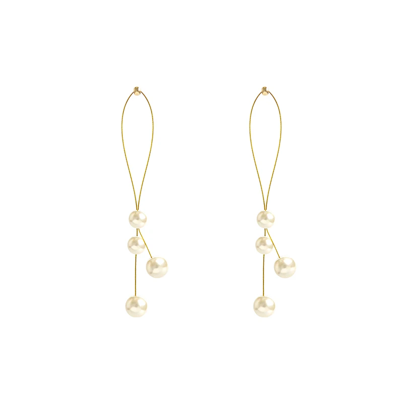 

Pearl Tassel Earrings 2020 Trend Long Female Earrings Fashion Temperament Drop Earrings Party Luxurious Unusual Girl Earrings
