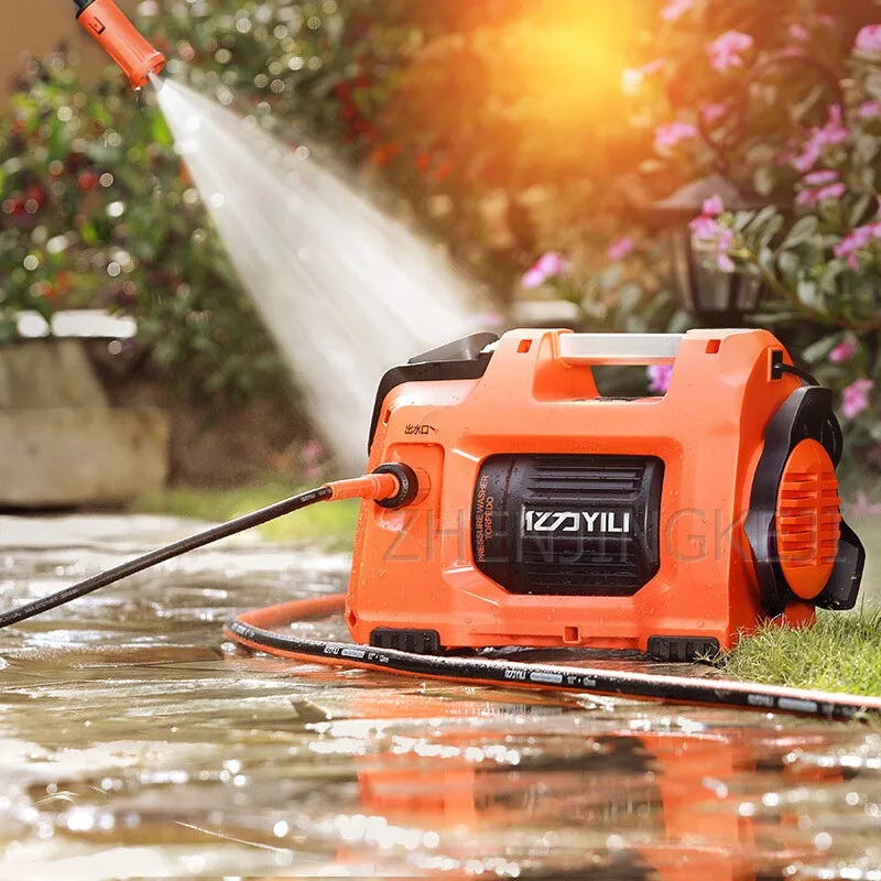 

High Pressure Washer Home Car Washer Portable Induction Motor High-pressure Washing Machine Car Wash Pump 1500W Cleaning Tools