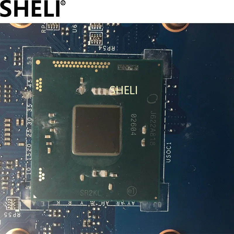 SHELI для HP 250 G5 15 AY материнская плата с N3710 Процессор 2G LA D702P 854942 001 501 601|Материнские
