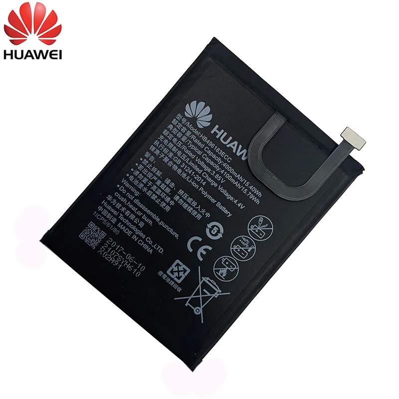 100% оригинальный сменный аккумулятор Hua Wei HB496183ECC для HUAWEI Enjoy 6 SIM карт телефон