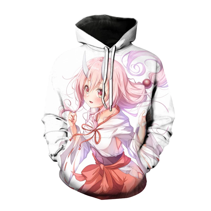 Толстовка Tensei Shitara Slime Datta Ken толстовка с капюшоном из аниме I Time Get Reincarnated as a