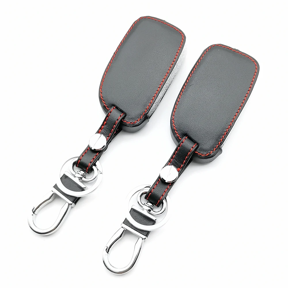 Кожаный чехол для ключей с 3 кнопками дистанционного управления Citroen C2 C3 C4 C5 C4L DS3 DS4