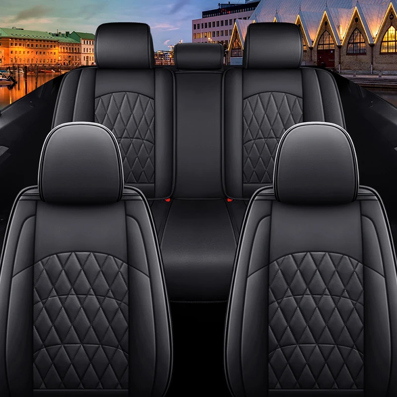 Leather Car Seat Cover For Mercedes C-CLASS C180 C200 C230 C240 C250 C280 C300 CL200 CL500 CL550 CLA Accessories | Автомобили и