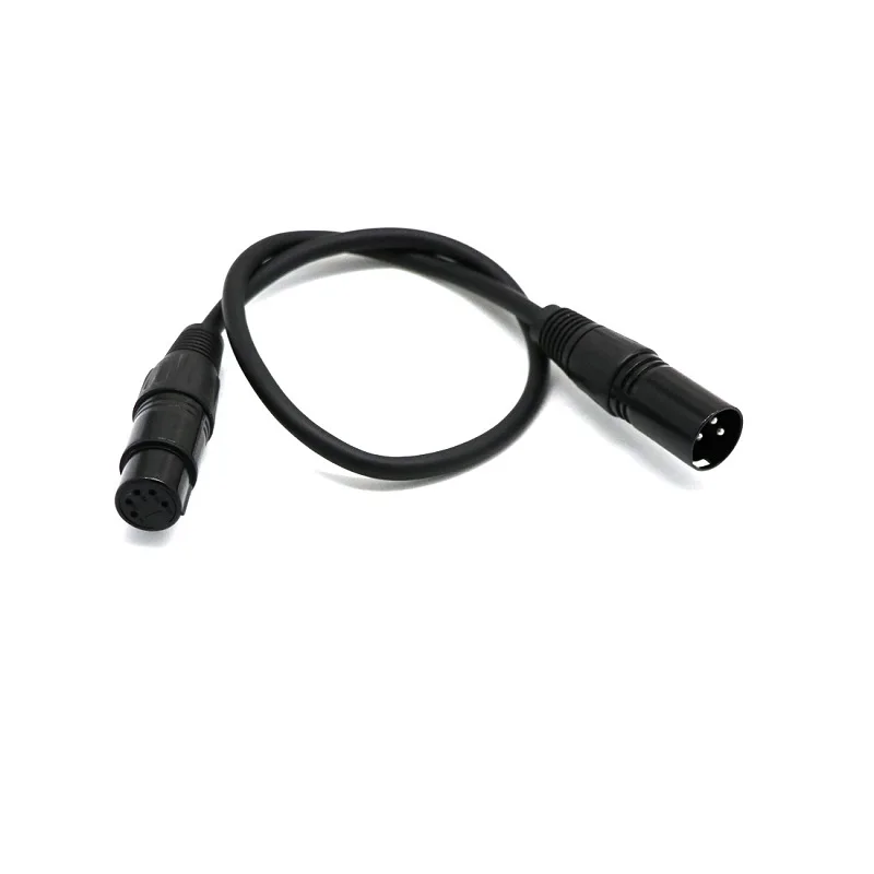 XLR 5-контактный штекер-3-контактный гнездо и 3-контактный штекер-5-контактный