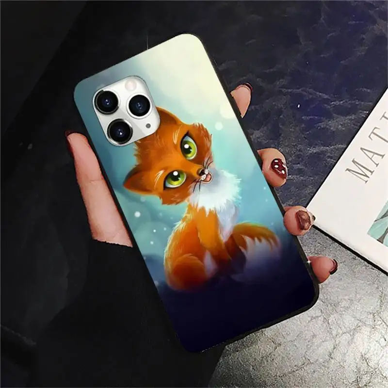 

Anime funny foxs cartoon Phone Case for iPhone 11 12 pro XS MAX 8 7 6 6S Plus X 2020 XR Mini