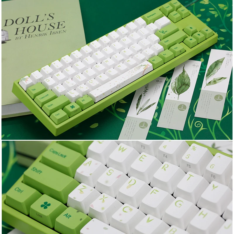 Varmilo MA87 Forest Elf mechanical keyboard wired static capacitance axis V2 white backlit computer gaming keyboard
