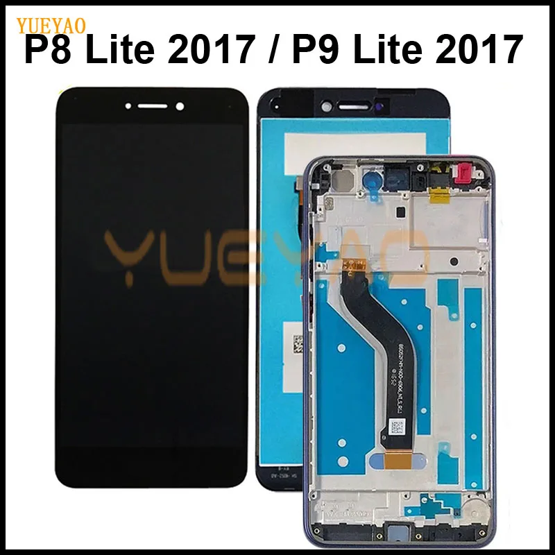 Для Huawei P8 Lite 2017 PRA LA1 LX1 ЖК дисплей сенсорный экран дигитайзер с рамкой в сборе для P9