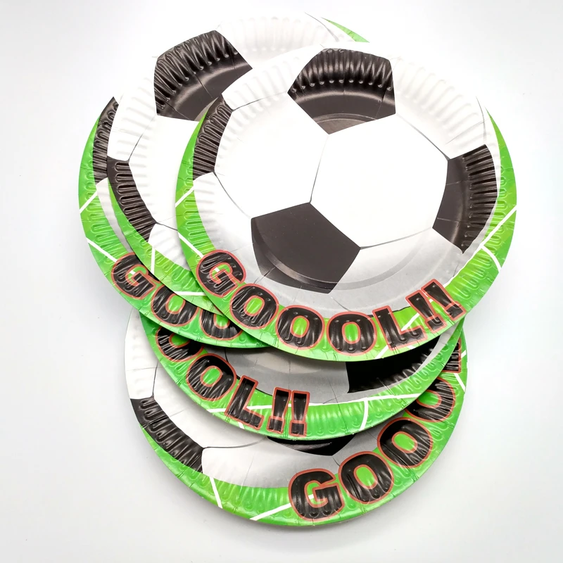 10 шт. Детские сувениры пищевого качества бумажные тарелки украшения с днем