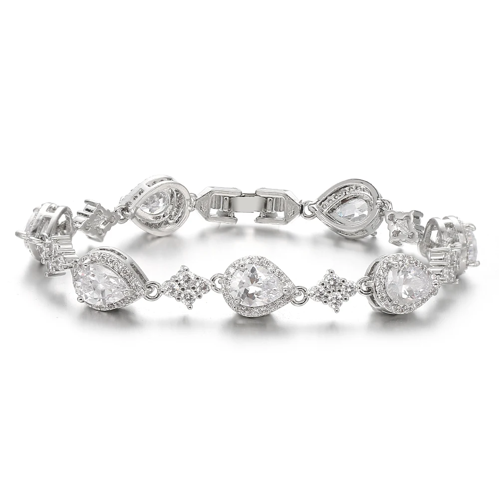 

Элегантный браслет Bettyue в форме капли воды из циркония класса ААА для женщин, благородные украшения, модное Очаровательное украшение для ба...