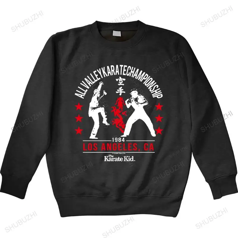 

men's cotton sweatshirt autumn clothing ALL VALLEY KARATECHAMPIONSHIP 1984 LOS ANGELES CA unisex vintage long sleeve hoody