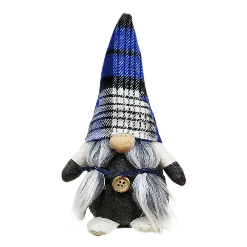 Завязанная борода Gnome ручной работы шведский Рождество Navidad Санта Tomte плюшевые