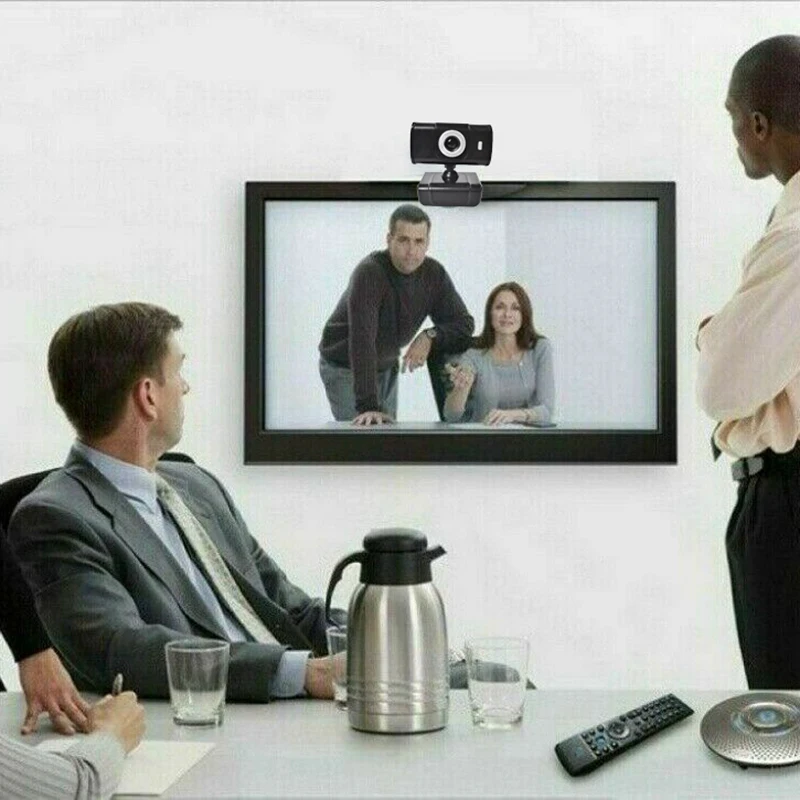 

Computer Camera with Microphone Free Driver Plug and Play USB Webcam for Laptop PC (480P)