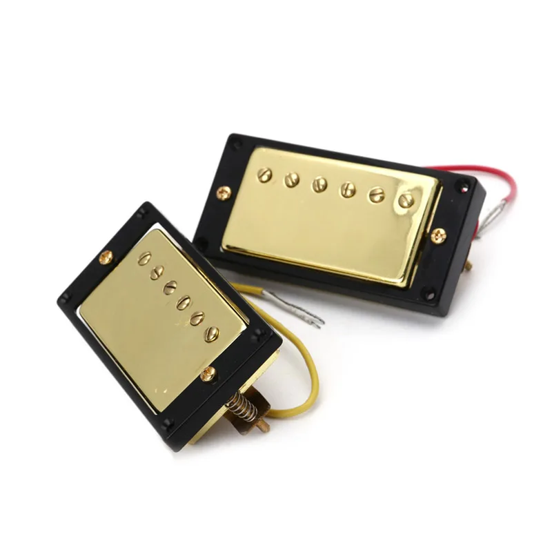 

448D 1 Set Gold Humbucker Double Coil Bridge Neck Pickups For Les Paul Guitar