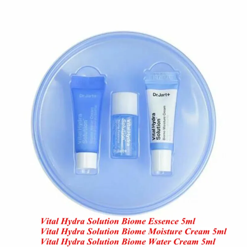 

Dr.jart+ Vital Hydra Solution Biome Trial Kit (3 Items) Deep hydrating Moisturizing Cream Repair Anti-allergy Care Koreacosmetic