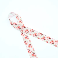 1 flower design ribbon for diy bow hat bands headbands lanyard sewing gift wrap quilting printed on 1 12grosgrain ribbon