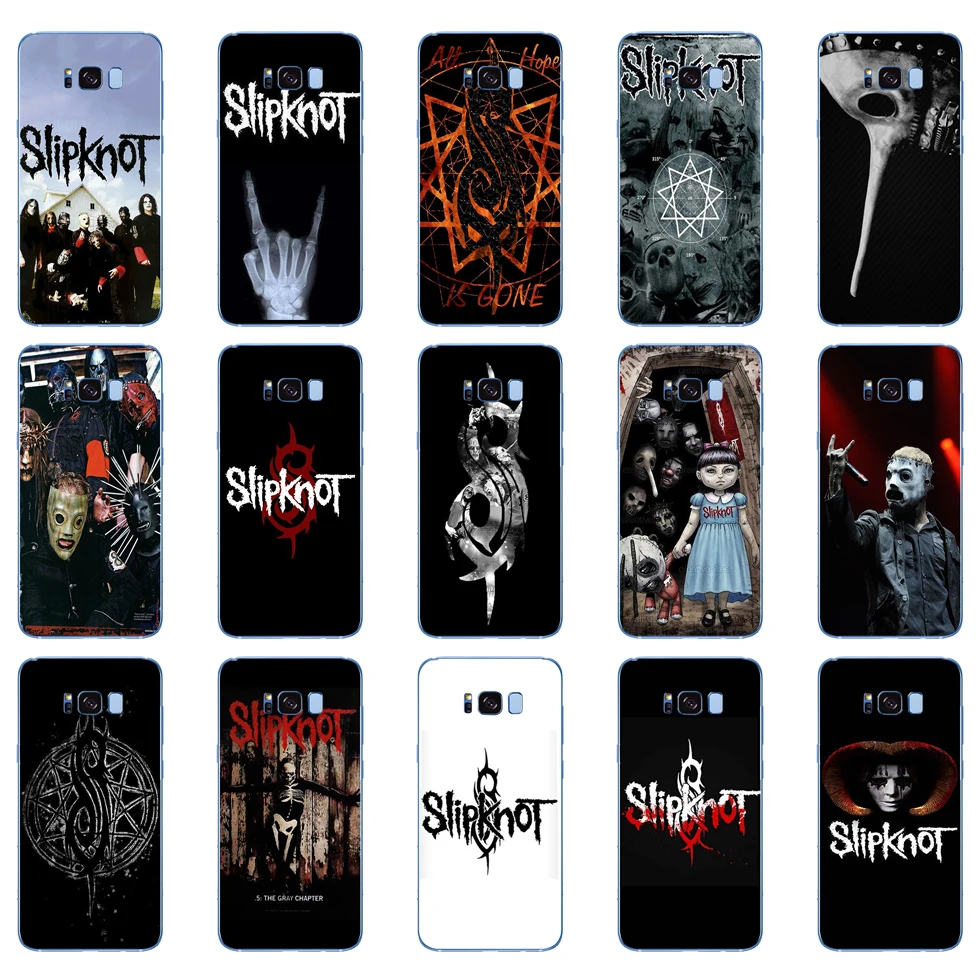 277DD Лидер продаж Slipknot рок Мягкий силиконовый чехол для Samsung Galaxy S6 S7 край S8 S9 S10 плюс A70 A50 чехол
