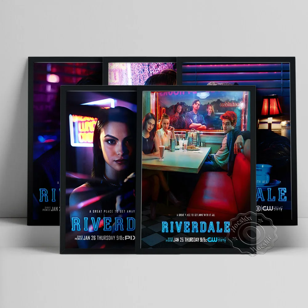 

Riverdale Poster, Riverdale Tv Play Series Wall Art, Teleplay Character Portrait Prints, Movie Star Wall Picture, Bedroom Mural