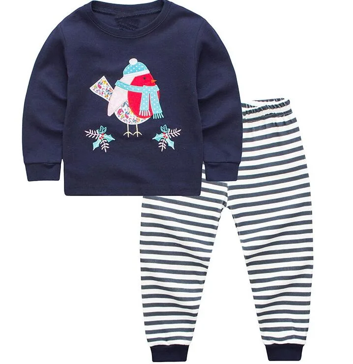 Розничная продажа Зимний комплект повседневной одежды для маленьких мальчиков и