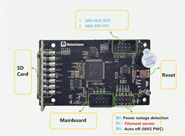 3d печать элементы МКС TFT24 сенсорный экран v1.1 RepRap Контроллер панели полноцветный