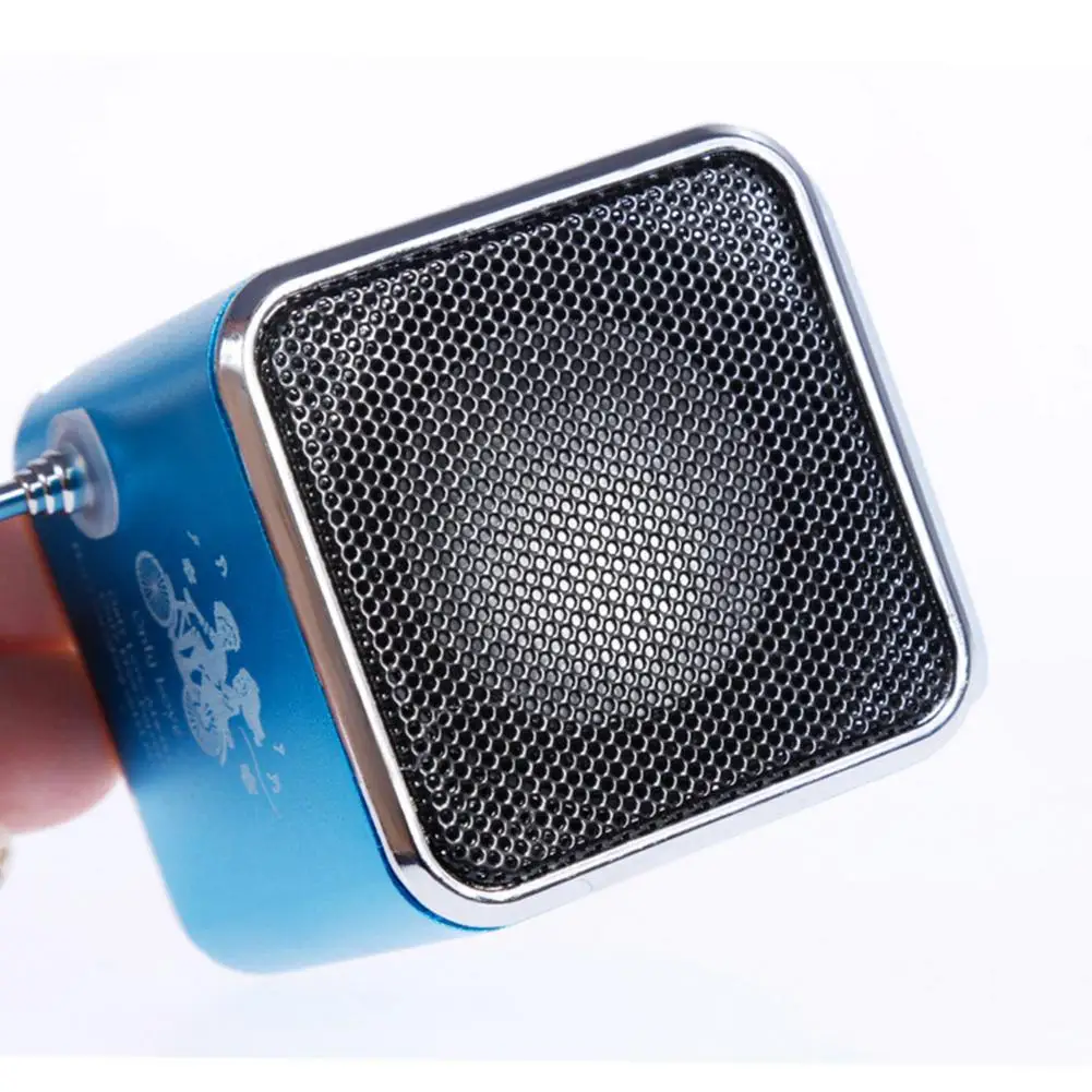 Портативное мини-радио цифровой FM-динамик LCD стерео MP3 музыкальный плеер с