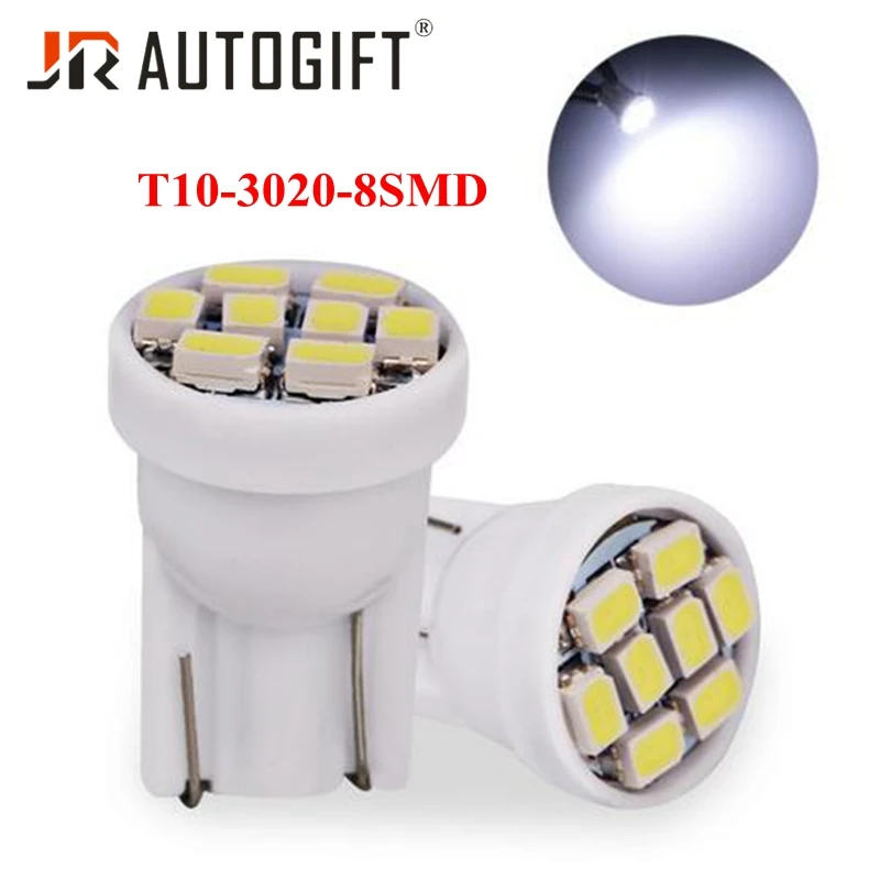 Автомобильный Стайлинг 10 шт. светодиод T10 8smd 1206 8 светодиодов 8SMD автомобильный