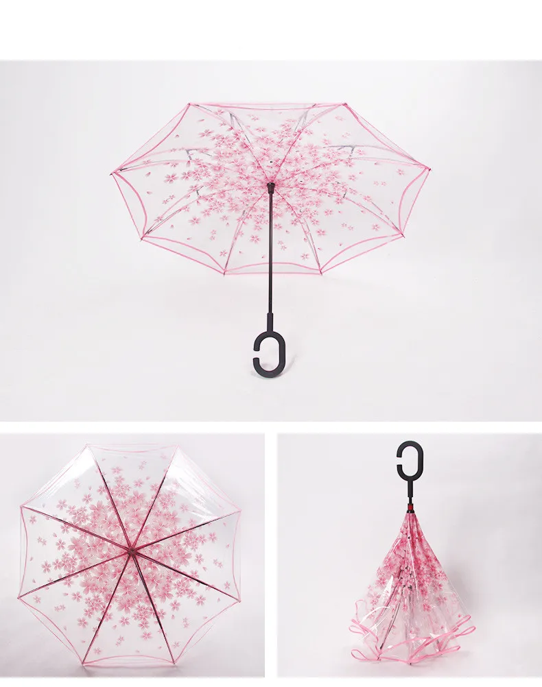 Зонтик от солнца для женщин и мужчин зонтик с защитой ветра инвертора