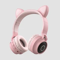 new student cute cat ear headset wireless cartoon bluetooth game headset mobile phone electronic competition headset