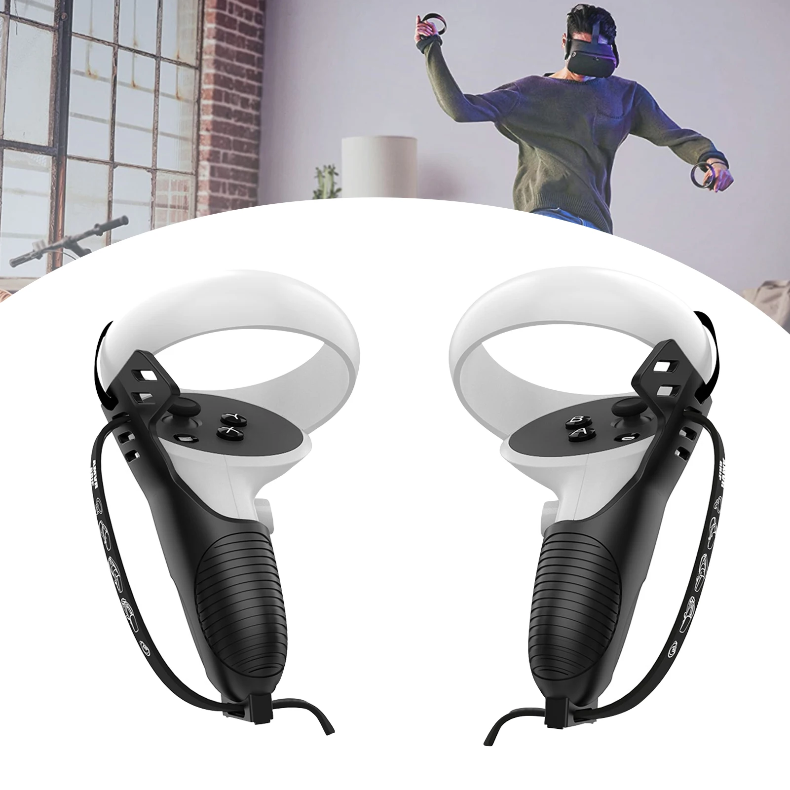 

Чехол для сенсорного контроллера VR, защитный чехол для Oculus Quest 2, Прямая поставка, оптовая продажа