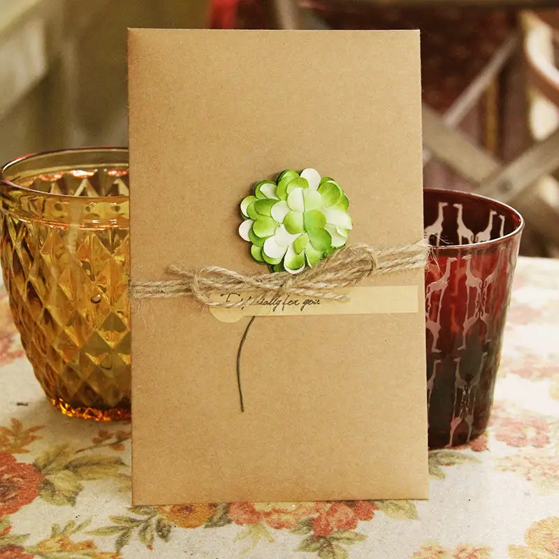 1 шт. бумага для поделок в стиле ретро день рождения сушеные цветы