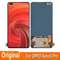 original amoled display for oppo reno3 pro 4g lcd touch digitizer screen replacement assembly 6 4 cph2035 cph2037 cph2036 panel