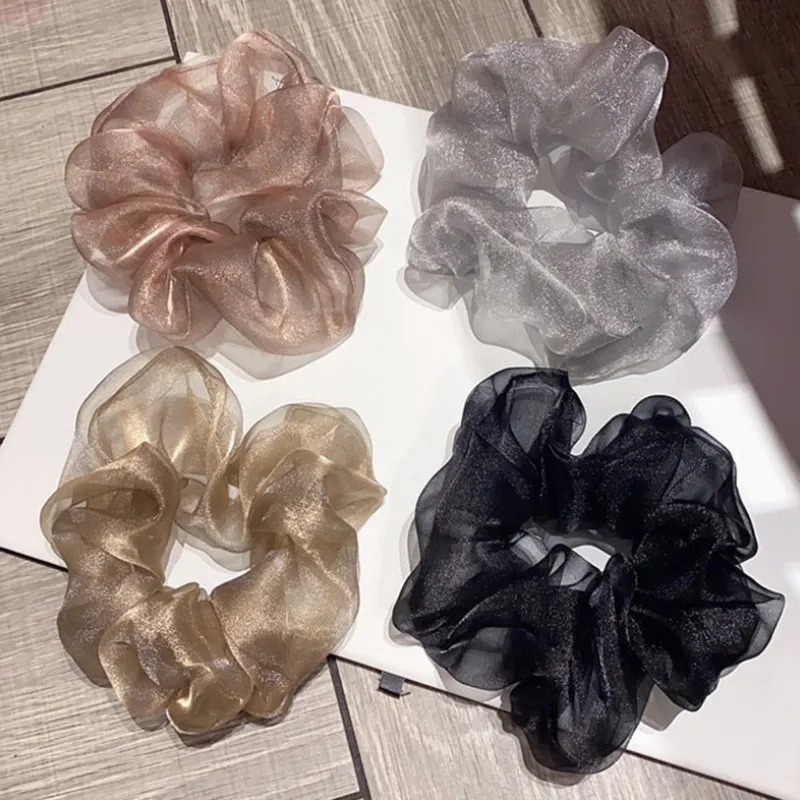 

Women Romantic Hair Rope Organza Tie Accessories