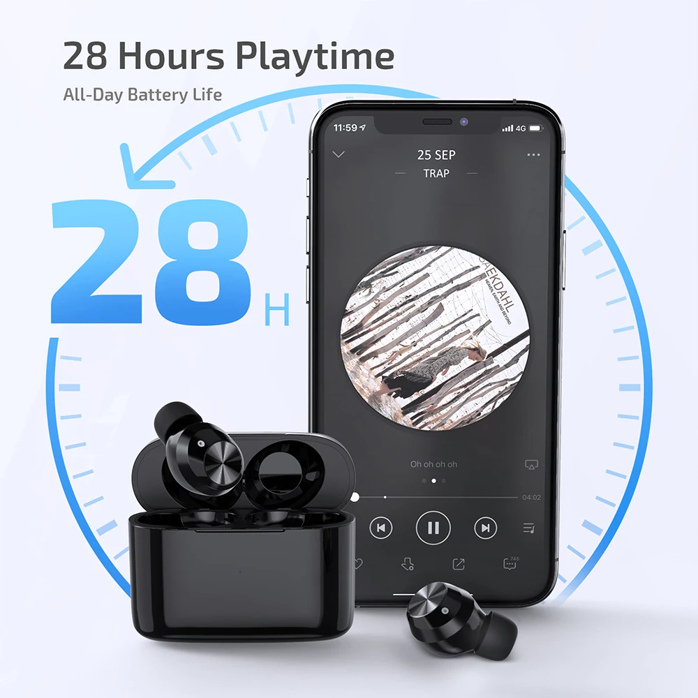 Новинка 2022 беспроводные наушники TWS Hi-Fi игровая гарнитура с сенсорным