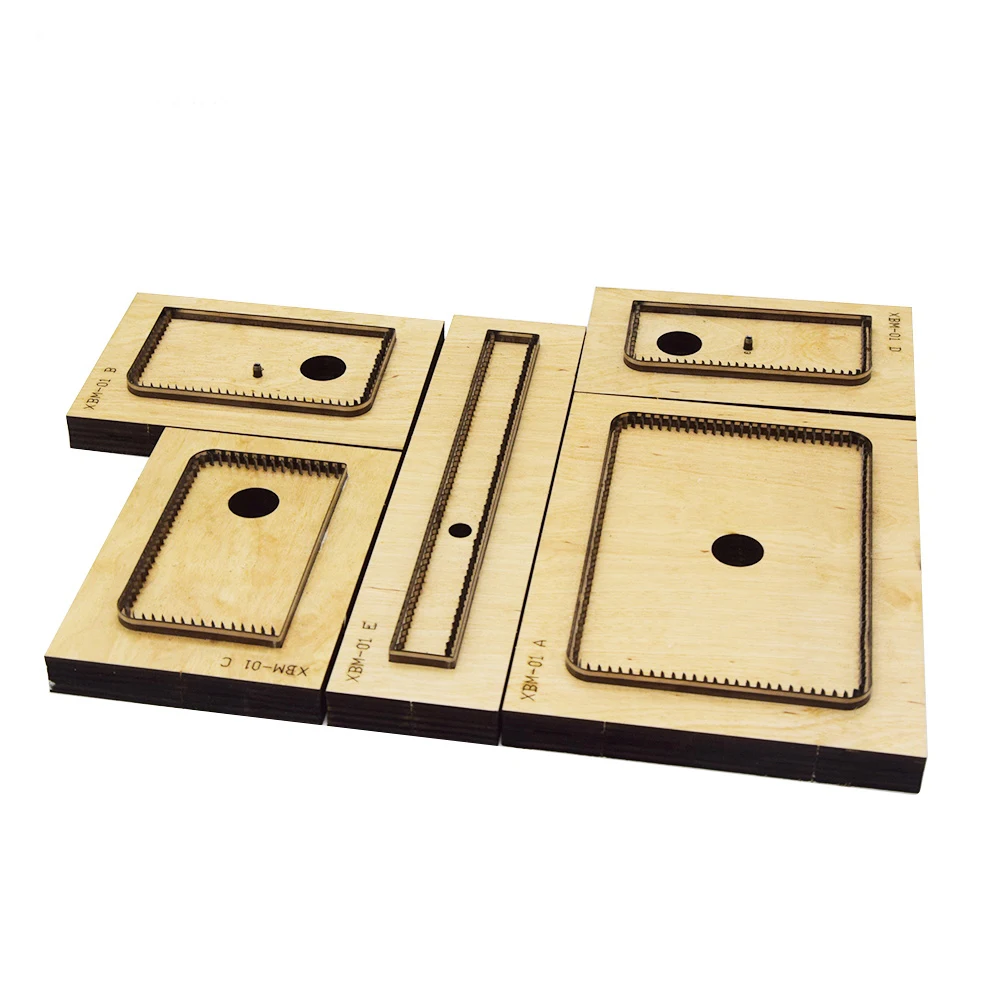 5 шт./компл. сделай сам кожаное ремесло Женский держатель для карт сложенный