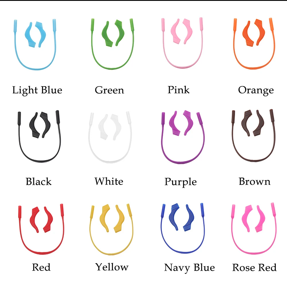 Фото 1Set New Colorful Kids Silicone Glasses Band Strap Ear Hooks Eyeglass Lanyard Sunglasses Rope Holde Elasticr Anti Slip Cordss - купить по 1Set New Colorful Kids Silicone Glasses Band Strap Ear Hooks Eyeglass Lanyard Sunglasses Rope Holde Elasticr Anti Slip Cordss - купить по