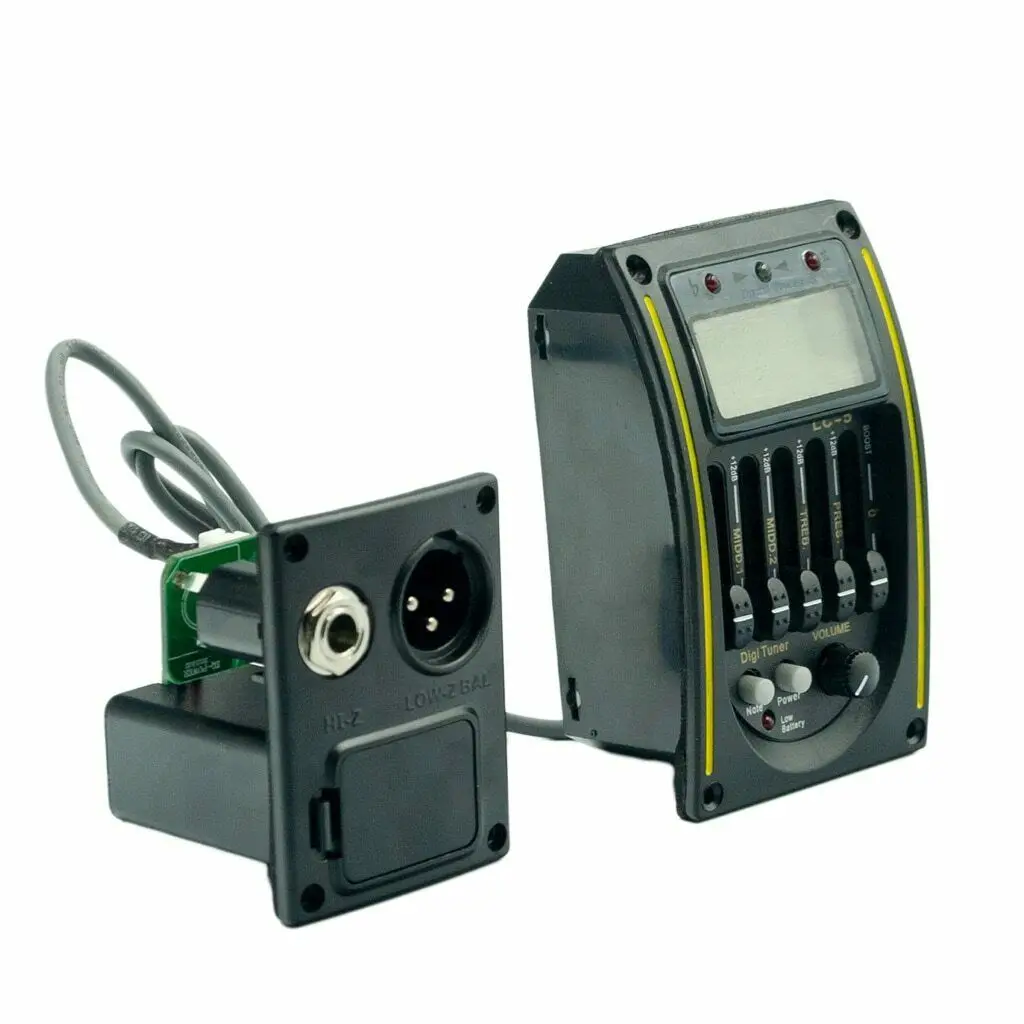 LC-5 Акустическая Электрогитара предусилитель эквалайзер Пикап тюнер