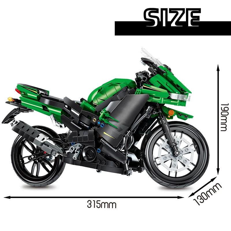 SEMBO создатель город внедорожные мотоциклы модель строительные блоки технические