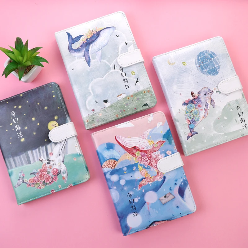 Звездное небо цветные Страницы Дневник блокнот планировщик 2020 Магнитная кнопка