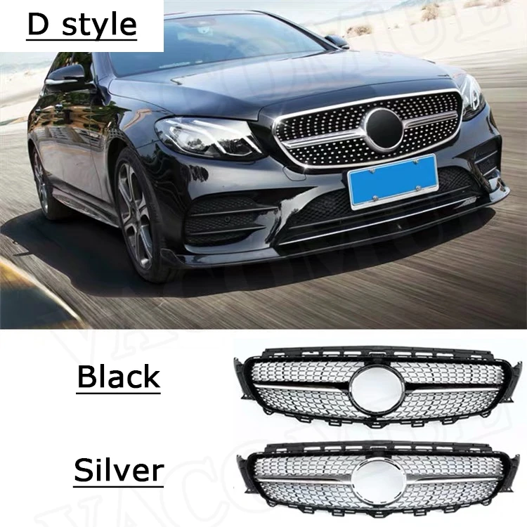 Сетчатая Решетка переднего бампера для Mercedes Benz W213 C238 E200 E250 E300 E320 E350 E53 AMG