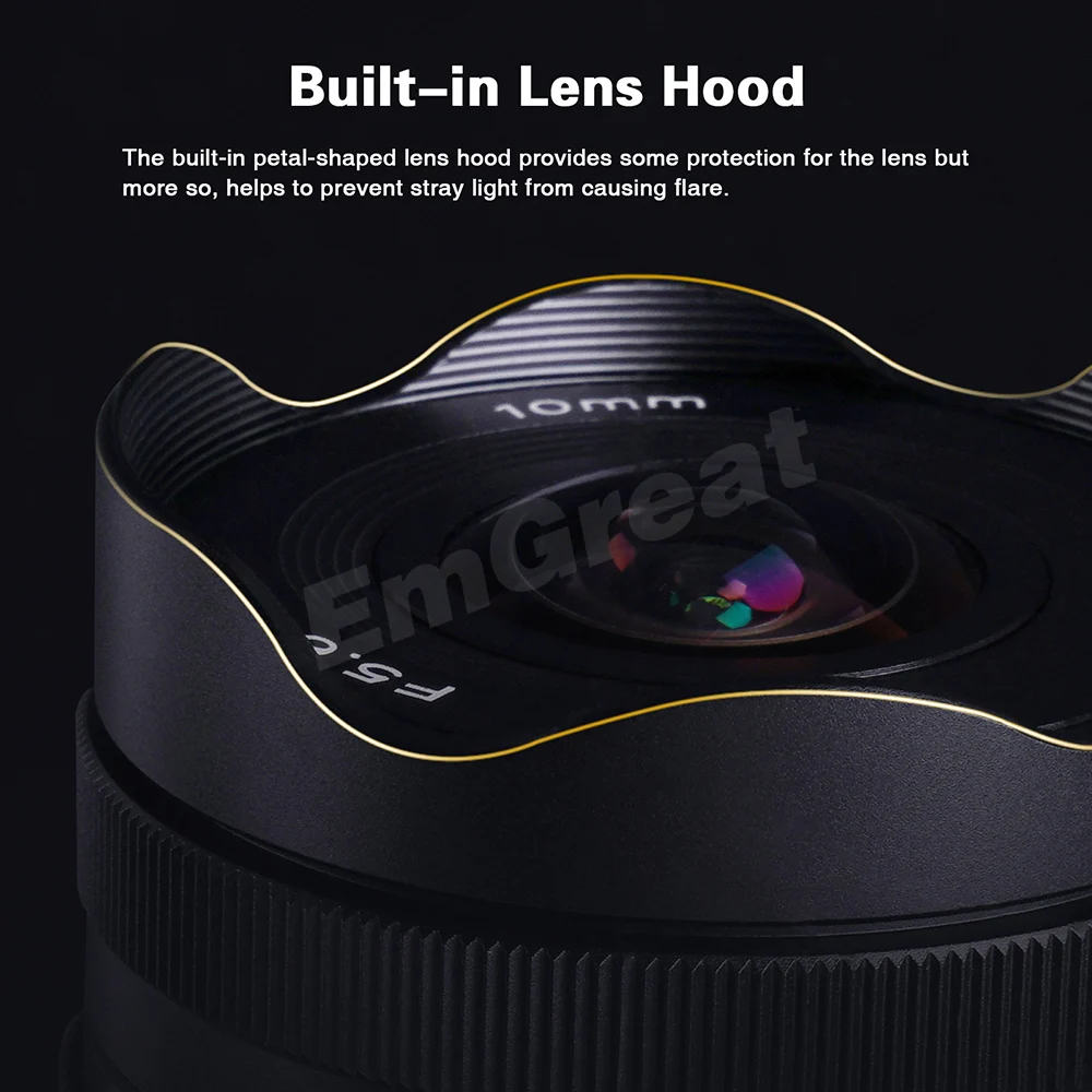 Объектив рыбий глаз для Sony E/Nikon Z/M4/3/ Fuji X-Mount A6300 A6500 A7R3 A7S3 Z6 Z7 |