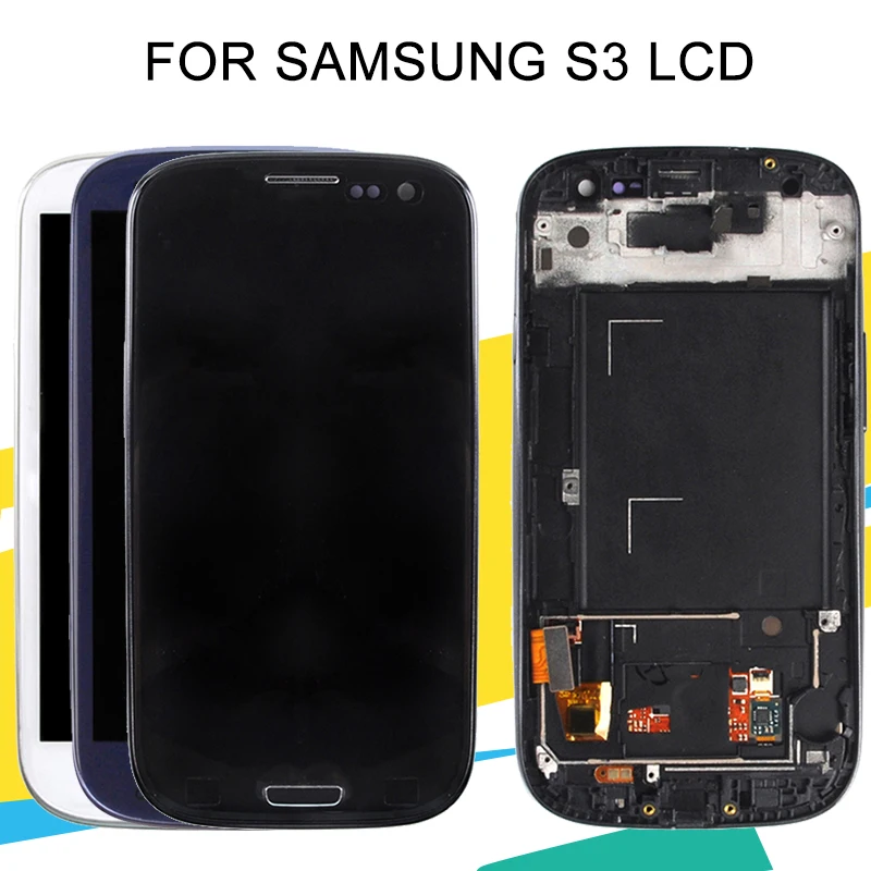 1 шт. HH 4 7 дюйма I9301 I9305 дисплей для Samsung Galaxy S3 ЖК с сенсорным экраном дигитайзер