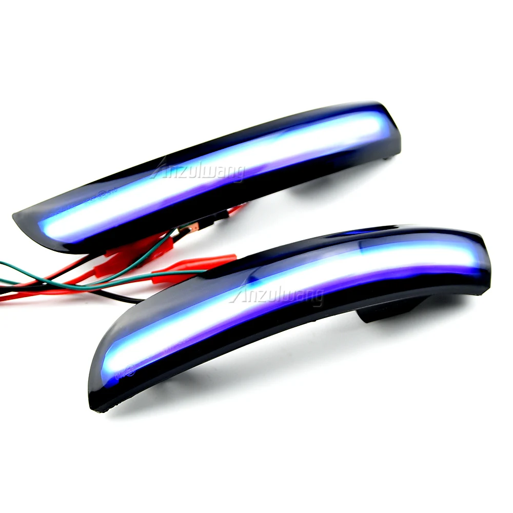 

For Ford Kuga Escape EcoSport 13-18 Focus 3 MK3 SE ST RS US Dynamic Turn Signal Light LED Side Mirror Sequential Indicator