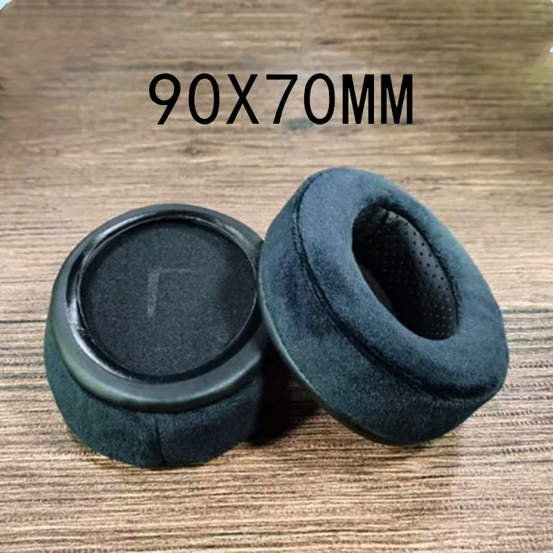 Velvet Fabric Memory Foam Ear Pads 90X70MM 100X80MM for AKG HifiMan ATH Philips or M50X HyperX Headphones | Электроника
